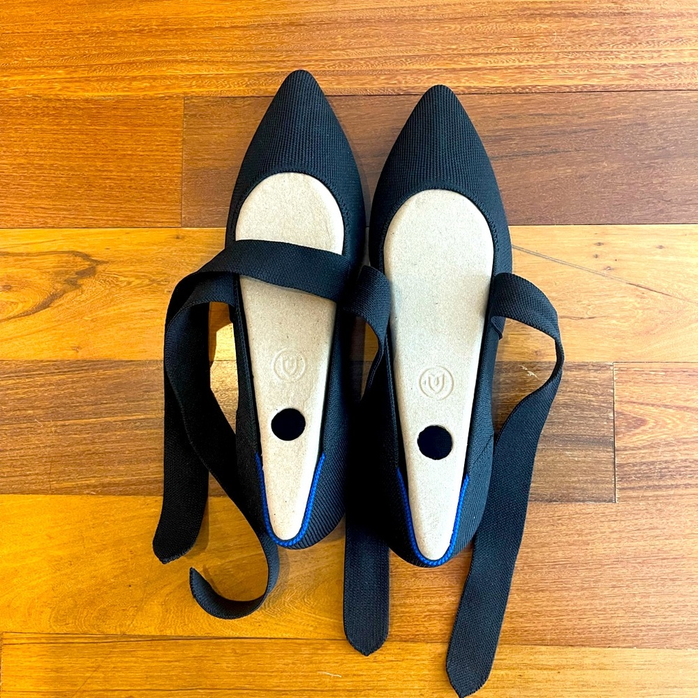 New with tags Rothy’s black The Mary Jane ballet flats